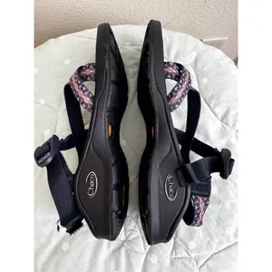 Chaco Black/Pink/Blue Strappy Sandals Women's US 11 Synthetic Adjustable thumbnail 3