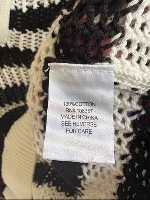 NWT EVEREVE Erica Pullover Striped Sweater Black White Generous XS thumbnail 8