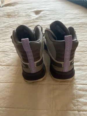 Merrell Women's Gray and Lavender Lace-Up Hiking Boots thumbnail 3