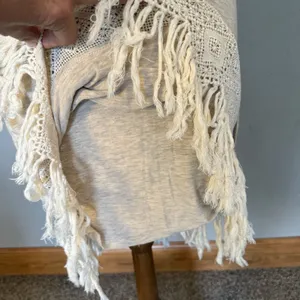 Anthropologie‎ Dolan Dress Sz Small Beige Fringe Tank Lined Boho Fairy Grunge thumbnail 7