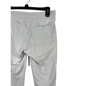 American Giant Jogger Sweatpants XS Off White Gray USA Made Drawstring Lounge thumbnail 3