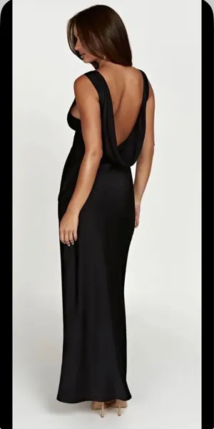 Meshki Maxi Dress Satin Back Cowl thumbnail 4