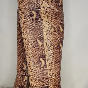 INC International Concepts Tyliee Embossed Snakeskin Over Thigh High Boots 5.5 thumbnail 3