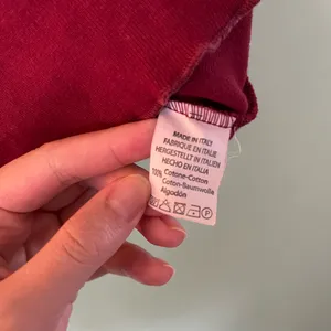 Brandy Melville Wynn Ruffle Short Sleeve Red Top thumbnail 5