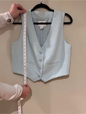 House of Harlow 1960 Light Blue Vest Top thumbnail 4