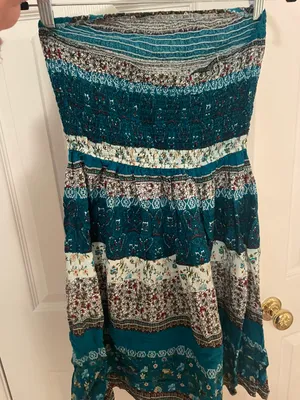 Strapless Floral Sundress Multi thumbnail 3