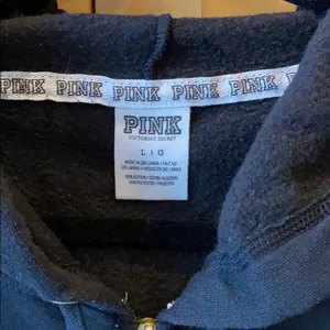 PINK Victoria’s Secret Black Full Zip Sweatshirt thumbnail 3