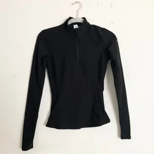 Alo Yoga Alosoft 1/2 Zip Rapid Pullover Black XXS thumbnail 2