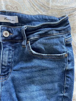 KanCan Dark Blue Distressed Skinny Jeans thumbnail 5