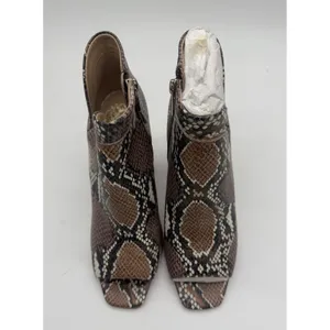 Vince Camuto Fedrilla Open-Toe Snake‎ Print Booties – Size 6.5 New thumbnail 4