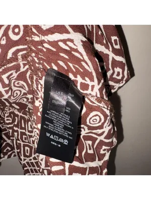 Urban Outfitters Brown and White Geometric Print Mini Dress Size Small thumbnail 3