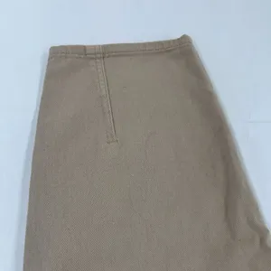 H&M Loose Mom Jeans Womens 12 Beige‎ Denim Cotton Logo Slim Fit High Waist New thumbnail 10