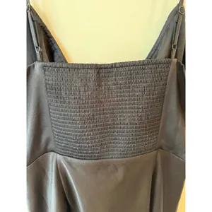 Aritzia Wilfred Bellow Cocktail Midi Dress Women's Size 12 Black bodycon thumbnail 7