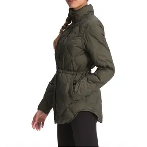 THE NORTH FACE Olive Quilted Down Jacket thumbnail 3