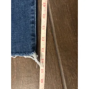 Polo Ralph Lauren Jeans 28R Blue Distressed Ripped‎ Raw Hem Skinny Denim thumbnail 7