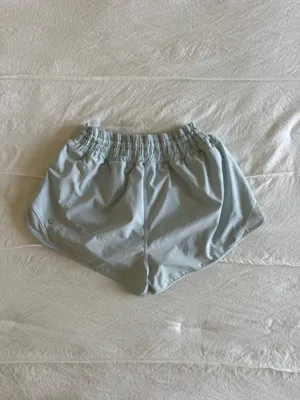 High-Rise Hotty Hot Lululemon Shorts 2.5" light blue thumbnail 2