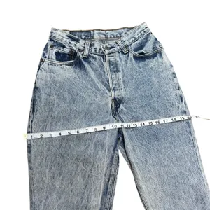 Vintage Levis 501 Women 9 Acid Wash High Rise‎ Tapered Jeans17501-0109 thumbnail 7