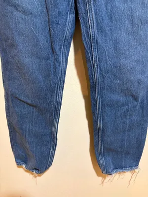 Abercrombie & Fitch 90s Straight Ultra High Rise Blue Denim Jeans Size 27/4 thumbnail 8