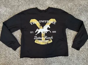 Crop sweater top Black Size XS thumbnail 1