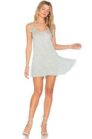 Free People Just Watch Me Slip Dress M thumbnail 1