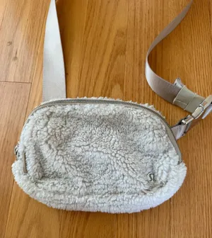 lululemon athletica Cream Sherpa Crossbody Pouch thumbnail 1