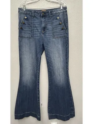 Driftwood Farrah Jeans Women’s Size 32 Flared (34x32) Wide Leg Western Cowgirl thumbnail 10