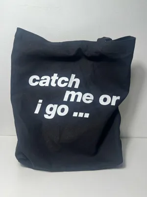 Dua Lipa Radical Optimism Tour Japan VIP Exclusive Black Canvas Tote Bag Merch thumbnail 3