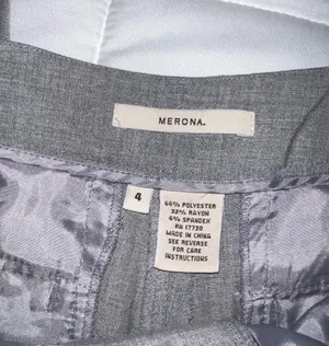 Merona Grey Business Casual Pants thumbnail 5