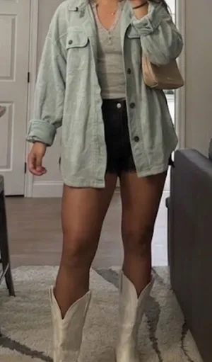 Free people Ruby Shacket blue/mint XS thumbnail 1