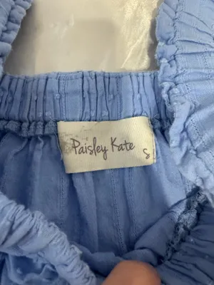 paisley jade flowy top Blue thumbnail 3