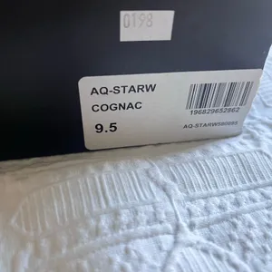 Aqua Cognac Straw Lace up Sandal Sz 9.5 thumbnail 7