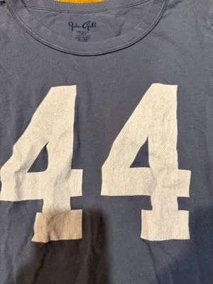 John Galt / Brandy Melville 44 Graphic Tee Shirt Faded Blue One Size thumbnail 2