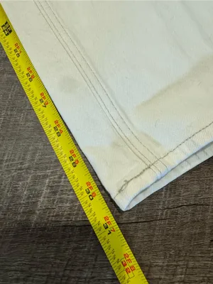 Abercrombie & Fitch ‘90s Straight Ultra High Rise White Denim Jeans thumbnail 2