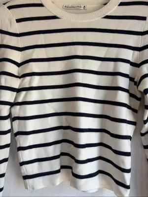 Abercrombie striped sweater preppy nautical beachy thumbnail 2