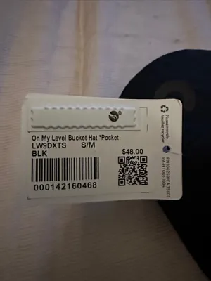 lululemon athletica on my level Black Bucket Hat with pocket S/M thumbnail 3