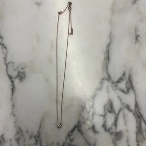 Pandora Sparkling Heart Collier Necklace 14k rose gold plating thumbnail 3