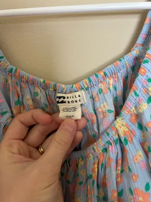 Billabong Floral Cropped Blouse thumbnail 3