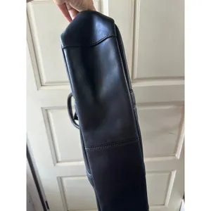 EUC Coach #F70916 Lexington Dual Zip Leather Metropolitan Laptop Business Tote thumbnail 3