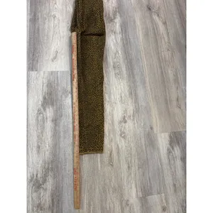Current/Elliott Leopard Print High Rise Skinny Jeans‎ Raw Hem Size 27 Mustard thumbnail 6