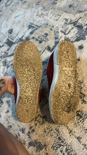 Golden Goose Sneakers Red May Classic Glitter Star 35 thumbnail 3
