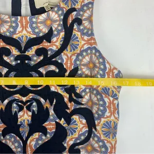 Anthropologie Vanessa Virginia women's 8 medium Dress sleeveless sheath floral e thumbnail 9