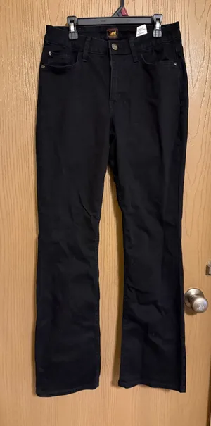 Black Lee Bootcut Jeans thumbnail 1
