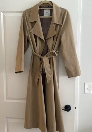 Mango Tie Belt Trench thumbnail 1