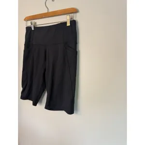 Gottex Black High Rise Biker Shorts With Pockets Women's Sz M thumbnail 3