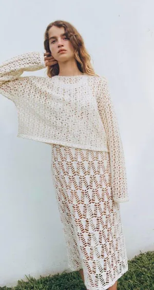 Zara Crochet Top thumbnail 1