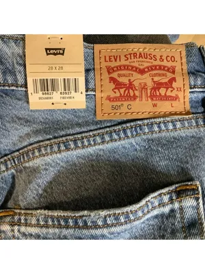 Levi’s Women 501 Size 28x28 Curve Button Closure Denim Jeans. New With Tags thumbnail 9