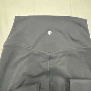 HeyNuts High Waisted Yoga Leggings Womens Small Black Size 4-6 EUC thumbnail 8