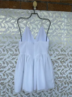Adeirlina Whimsigoth White Metallic Sparkle Sundress Sz S thumbnail 8