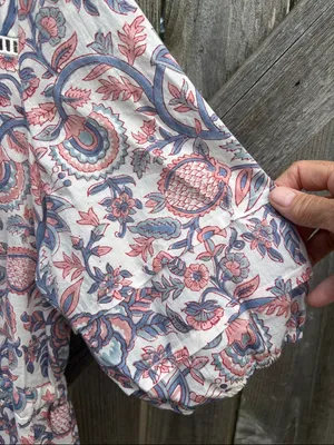 NWT Emerson Fry Love, Tomas Lucy 4 Floral Button Front Dress Large Retail $188 thumbnail 9