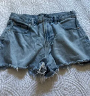 Light Wash Jean Shorts  thumbnail 1